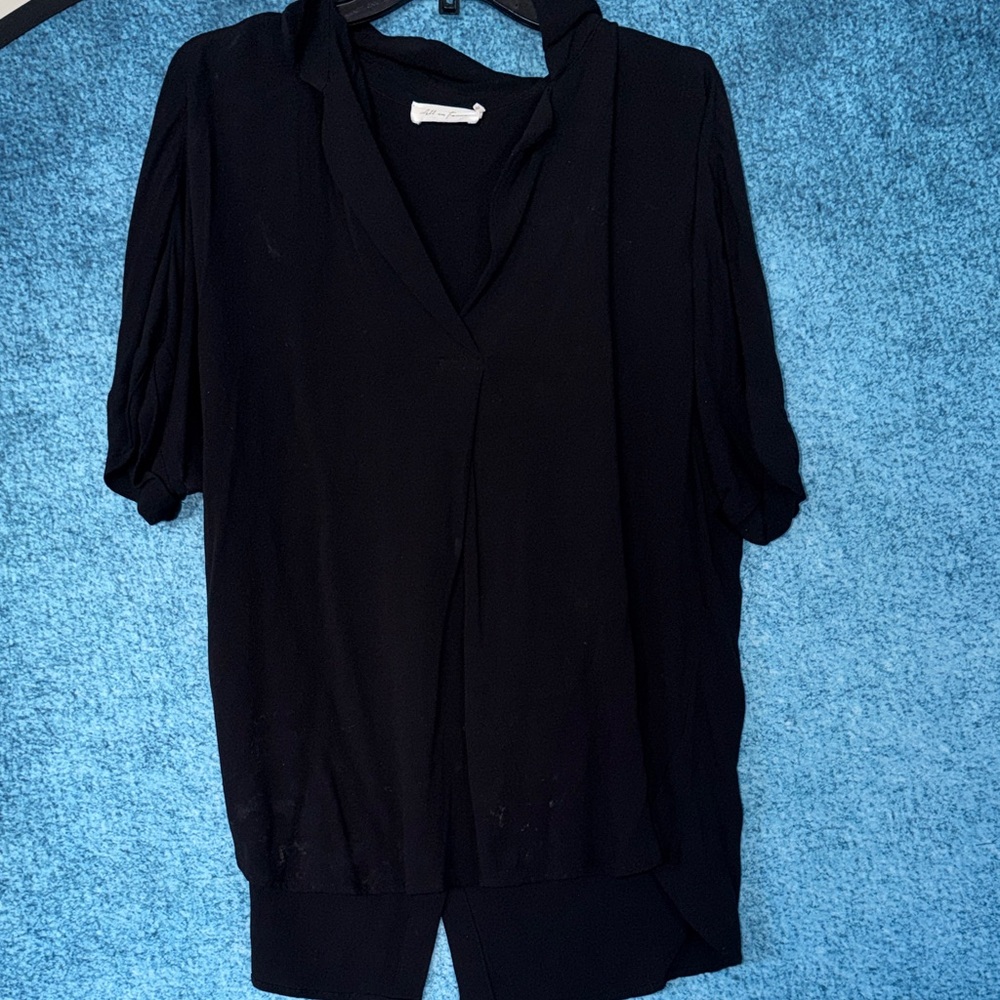 All in Favor Black Blouse